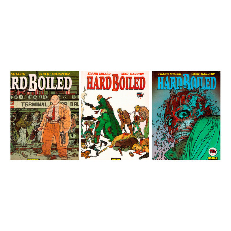 Hard Boiled 1, 2, 3. Frank Miller, Geof Darrow, España 1991