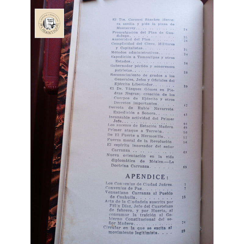 Revolucion Y Reforma. Manuel Aguirre Berlanga, Mexico 1918