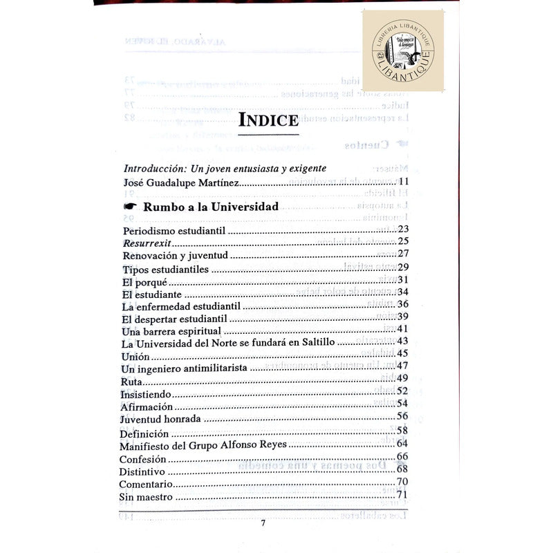 Jose Alvarado Textos 1926 1933 Nuevo Leon