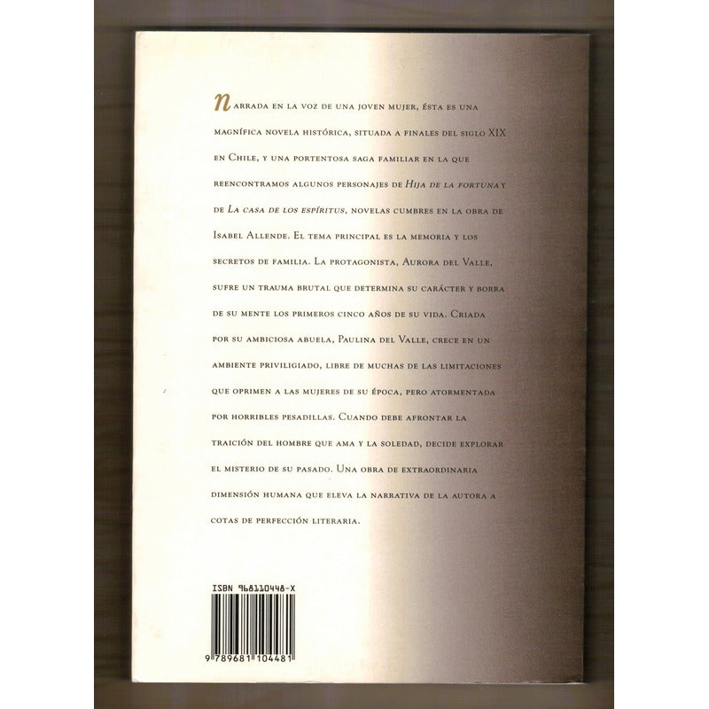 Retrato En Sepia. Isabel Allende, Mexico 2000 (1a)