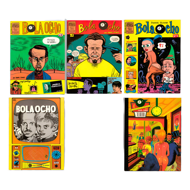 Bola Ocho (1,2,3,4,6) Daniel Clowes, Brut Comix 1999