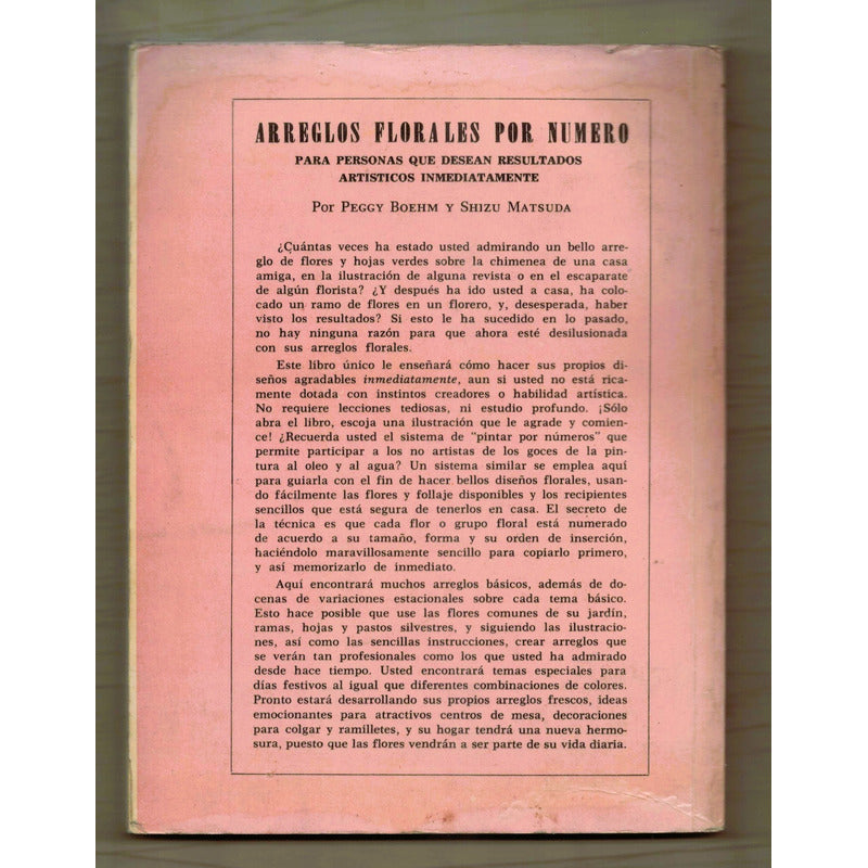 Arreglos Florales Por Numero. Shizu Matsuda, Mexico 1972