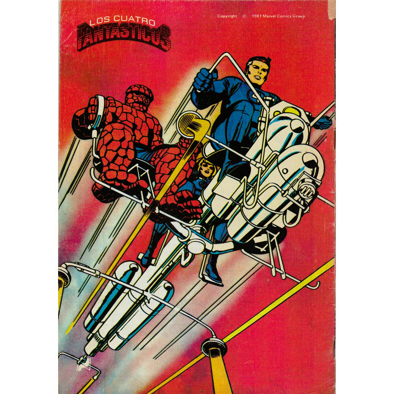 Comic Los Cuatro Fantasticos # 58 Novedades 1981