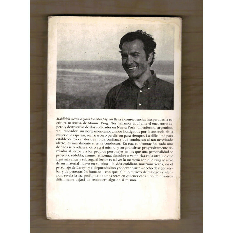 Maldicion Eterna A Quien Lea Estas Paginas. Manuel Puig (1a)