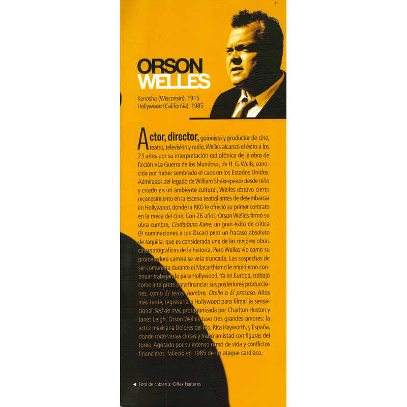 Ciudadano Welles. Peter Bogdanovich, España2015 Conversacion