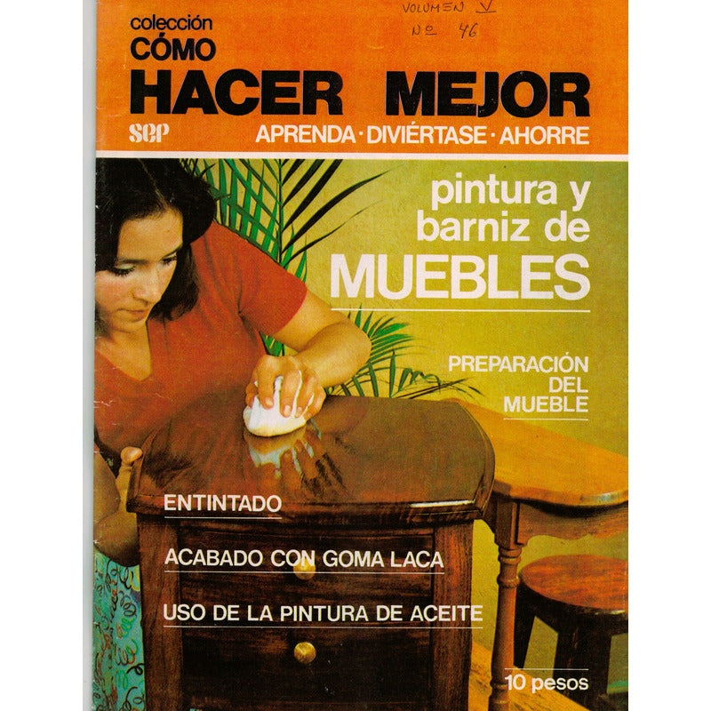 Como Hacer: Pintura Y Barniz De Muebles, Entintado, Acabado