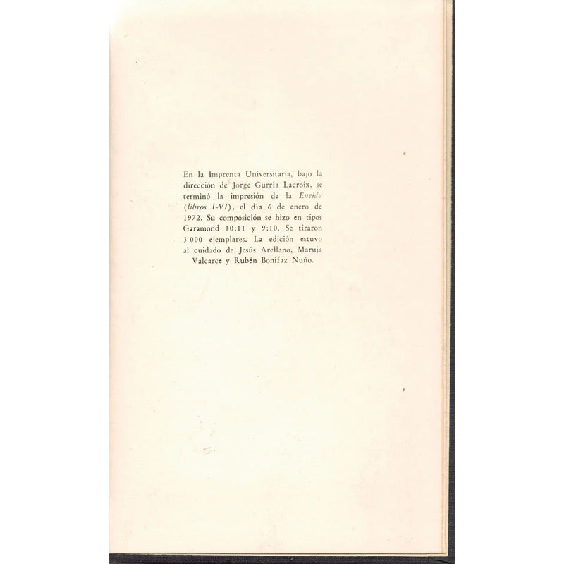 Eneida (bilingüe). Virgilio, Bibliotheca Graecorum 1972