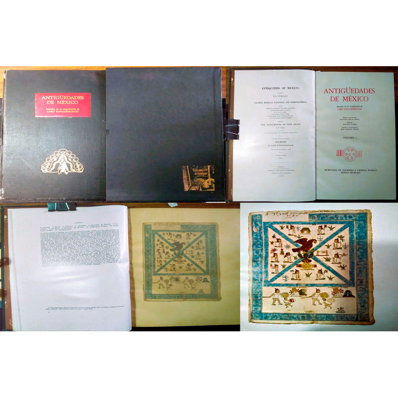 Antigüedades De Mexico (3vol.) Lord Kingsborough, 1964