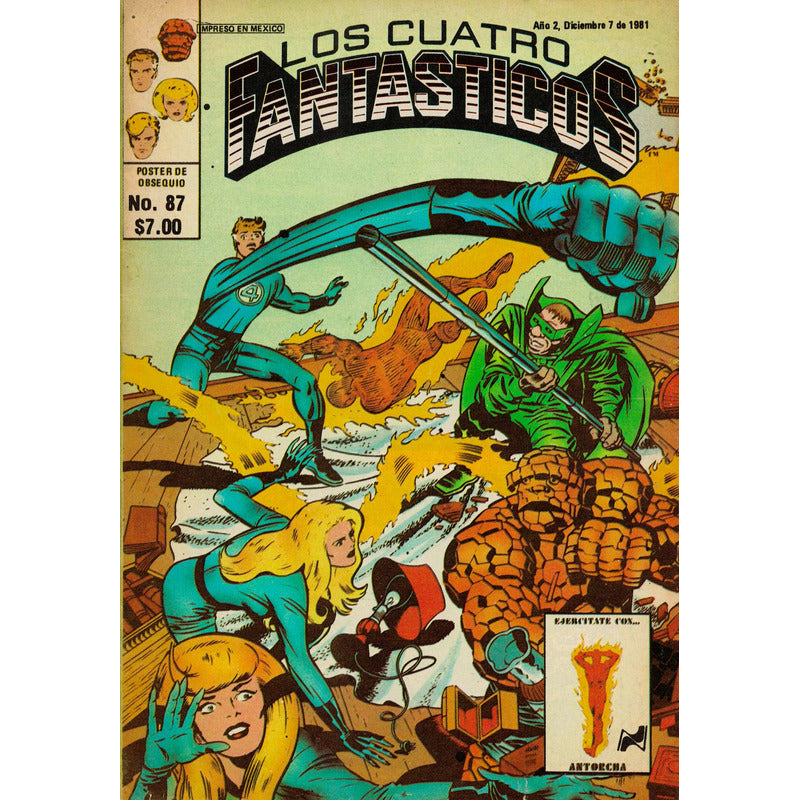 Comic Los Cuatro Fantasticos # 87 Novedades Ed., 1981