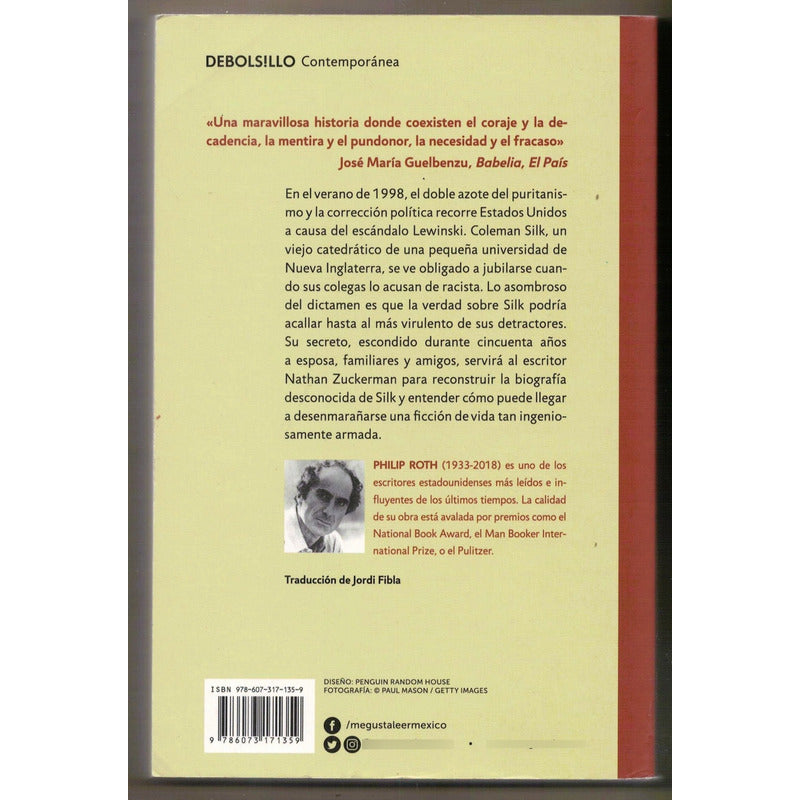 La Mancha Humana. Philip Roth, Mexico 2018