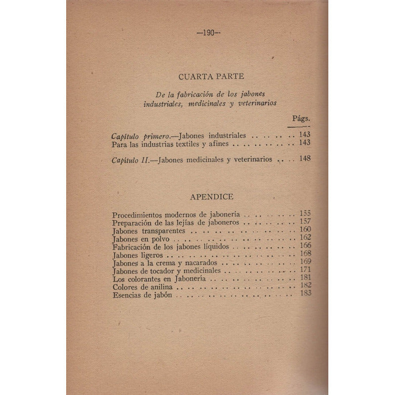 Tratado Practico Jaboneria [como Hacer]. Lozano, Mexico 1950
