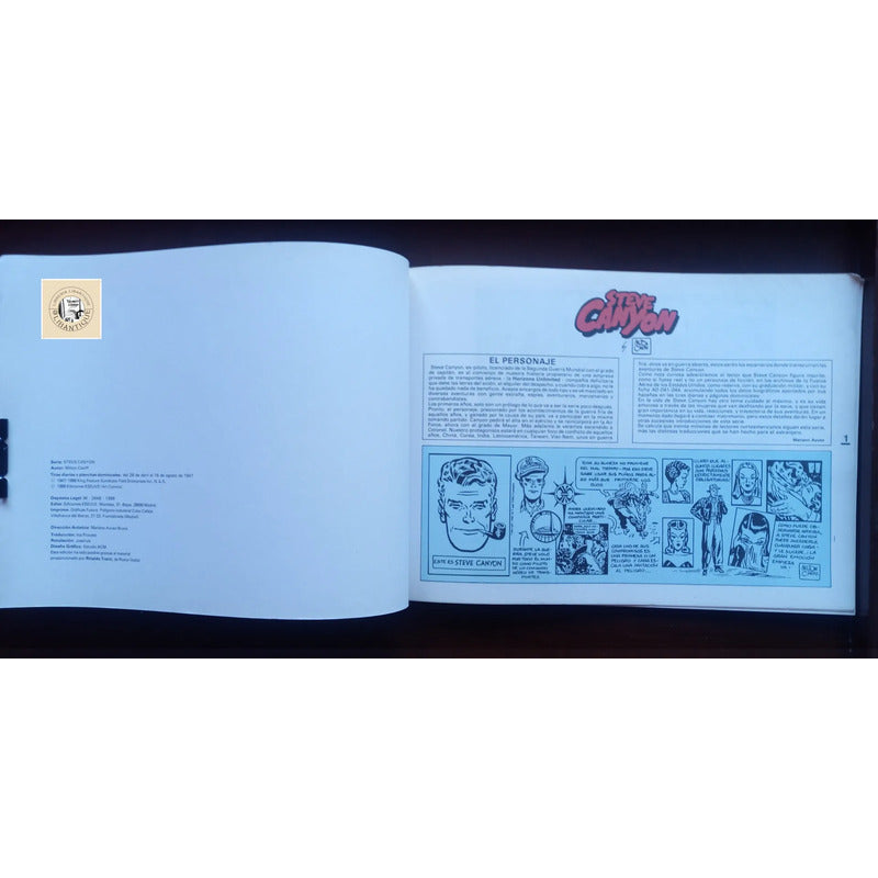 Steve Canyon #2. Milton Caniff, Art Comics 1988