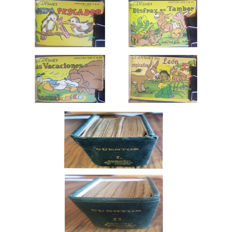Mini Walt Disney. Los Primeros 64 Cuentos. Mexico 1944 Verde Keratol