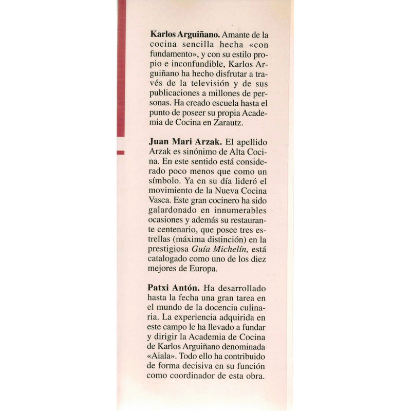 Como Preparar Postres. Arguiñano, España 1999