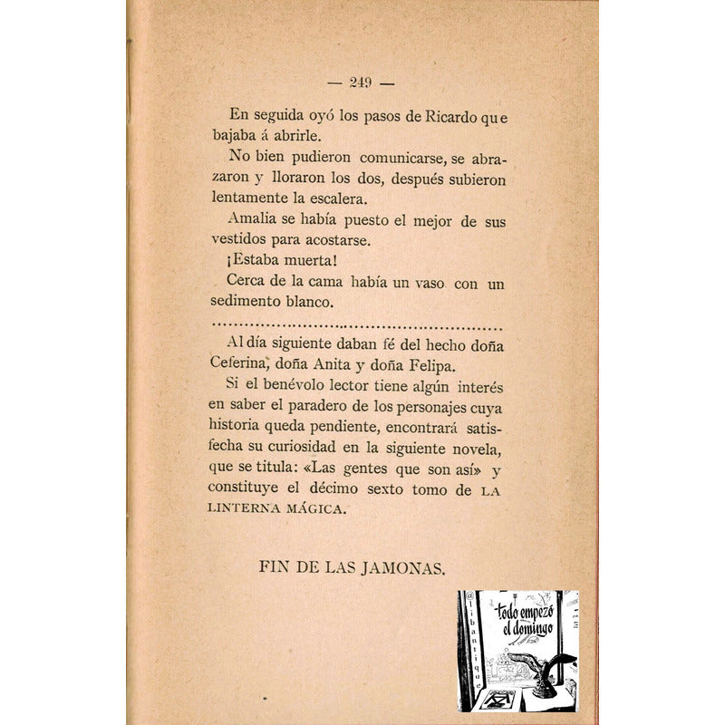 Jamonas, Las (2 Vol). Jose Tomas De Cuellar, 1891 (comedia)