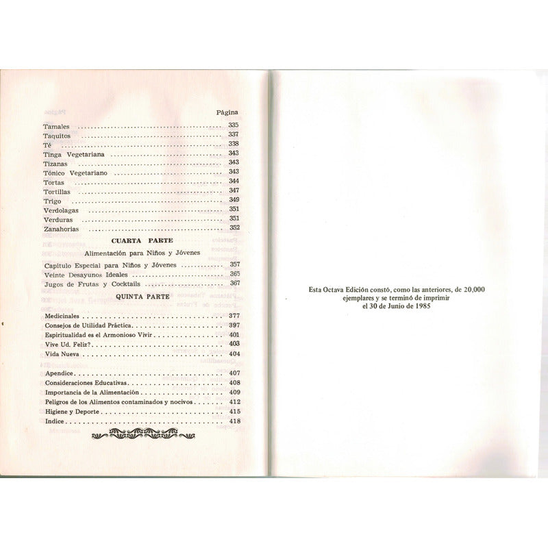 Mexico Cocina Dietetico Vegetariana Maria Alonso Mexico 1971