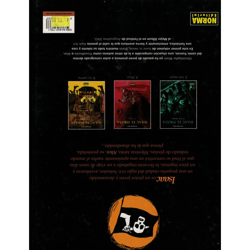Isaac El Pirata (5vol). Christophe Blain, 2007 B D Ilustrado