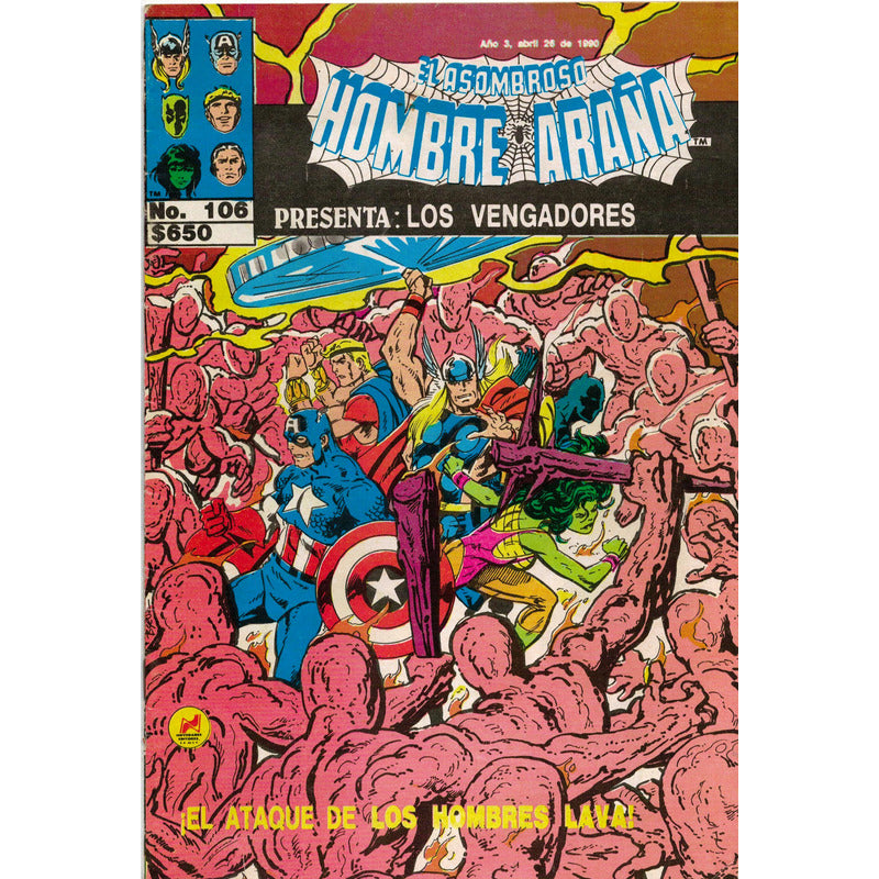 El Asombroso Hombre Araña: Los Vengadores # 106 Novedades