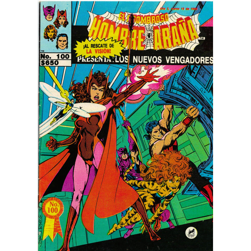 El Asombroso Hombre Araña: Los Nvo Vengadores #100 Novedades
