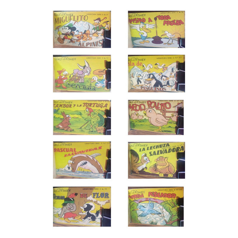 Mini Walt Disney. Los Primeros 64 Cuentos. Mexico 1944 Verde Keratol