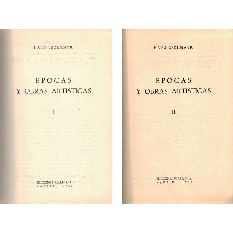 Epocas_y Obras Artisticas [2vol] Hans Sedlmayr_rialp_ed_1963
