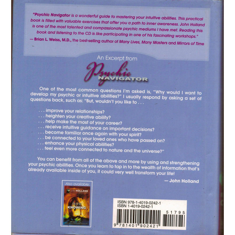 Psychic Navigator. John Holland, U S 2004