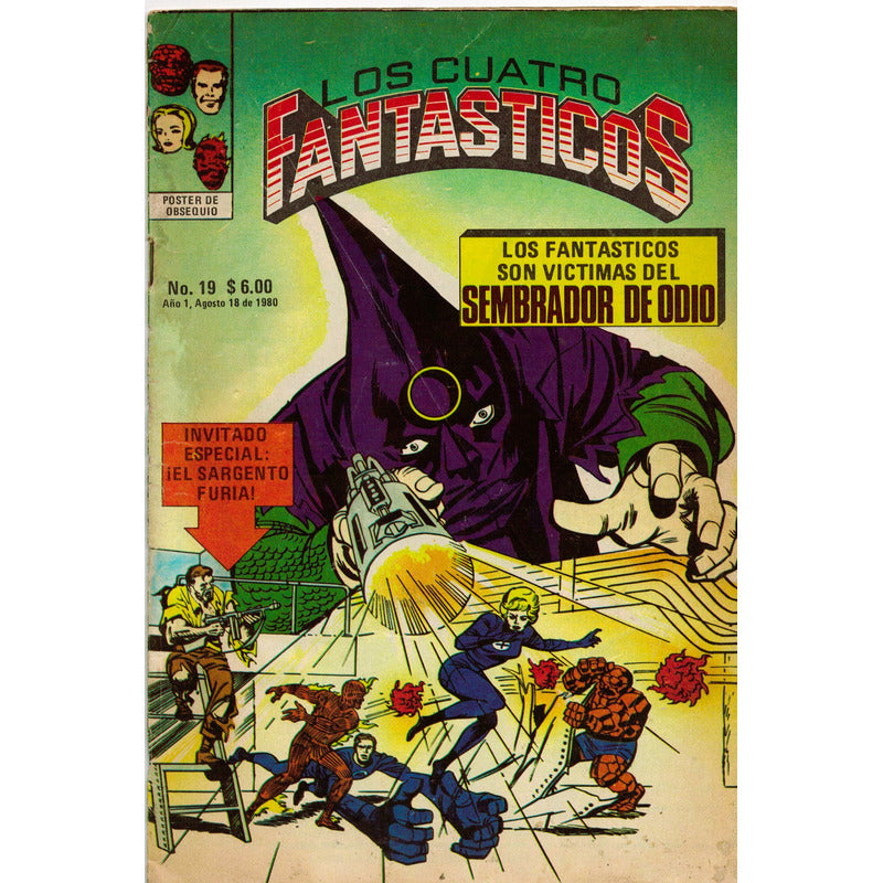 Los Cuatro Fantasticos #2,8,19,20,45,68 Novedades Editores