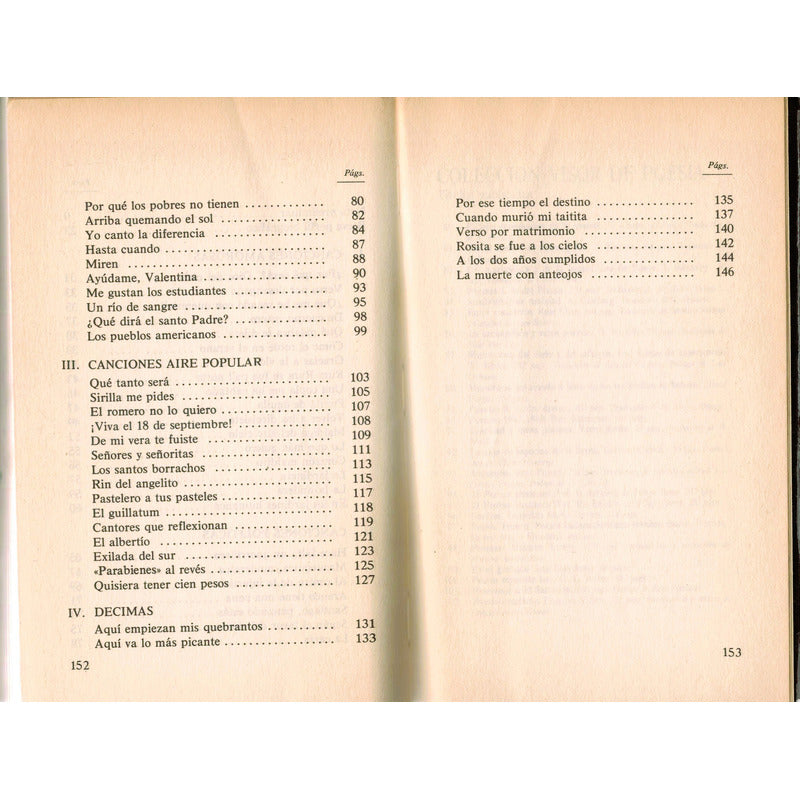 Violeta Parra. Canciones. Decimas. España 1983