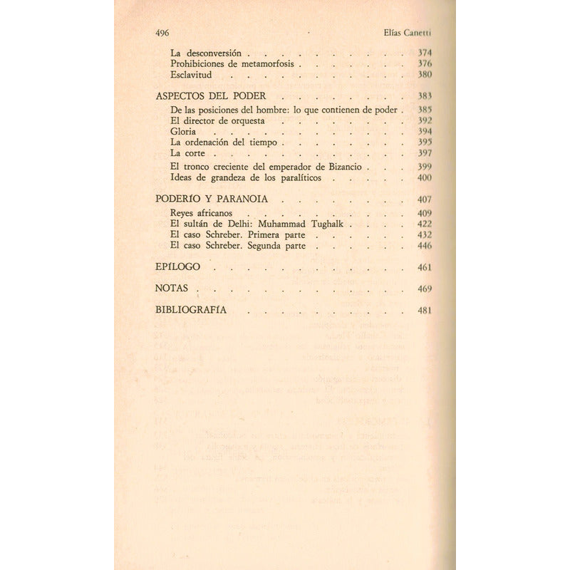 Masa Y Poder. Elias Canetti, Alianza- Muchnik Editores 1999