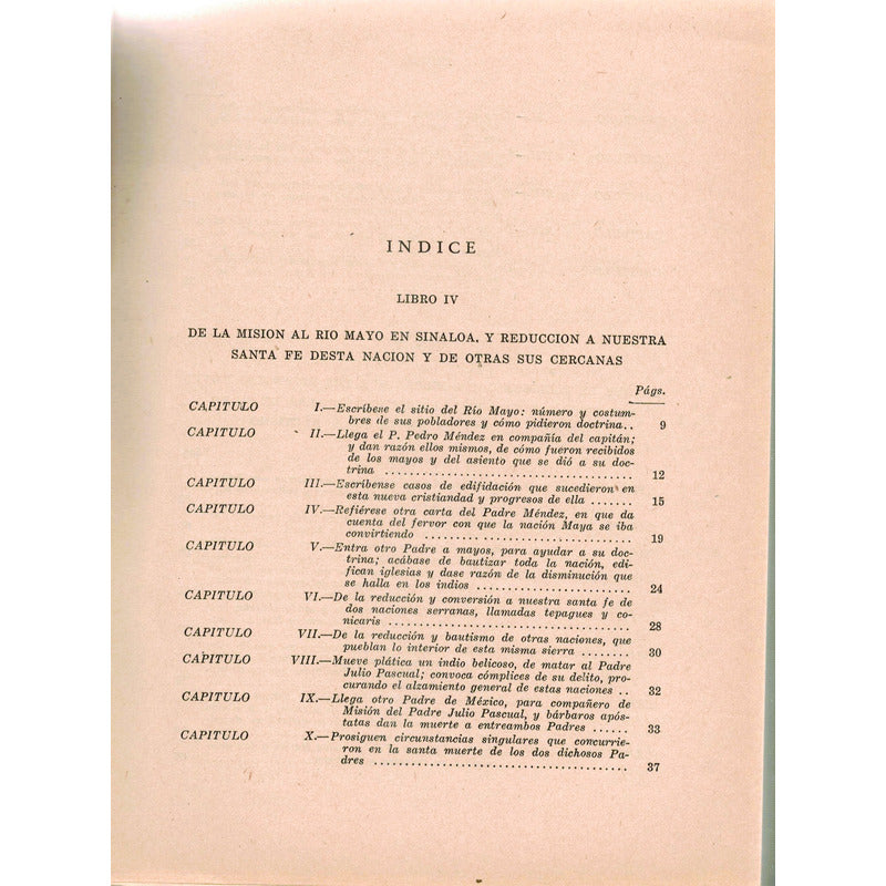 Sinaloa Y Sonora, Paginas Para Historia 3 Vol Perez De Ribas