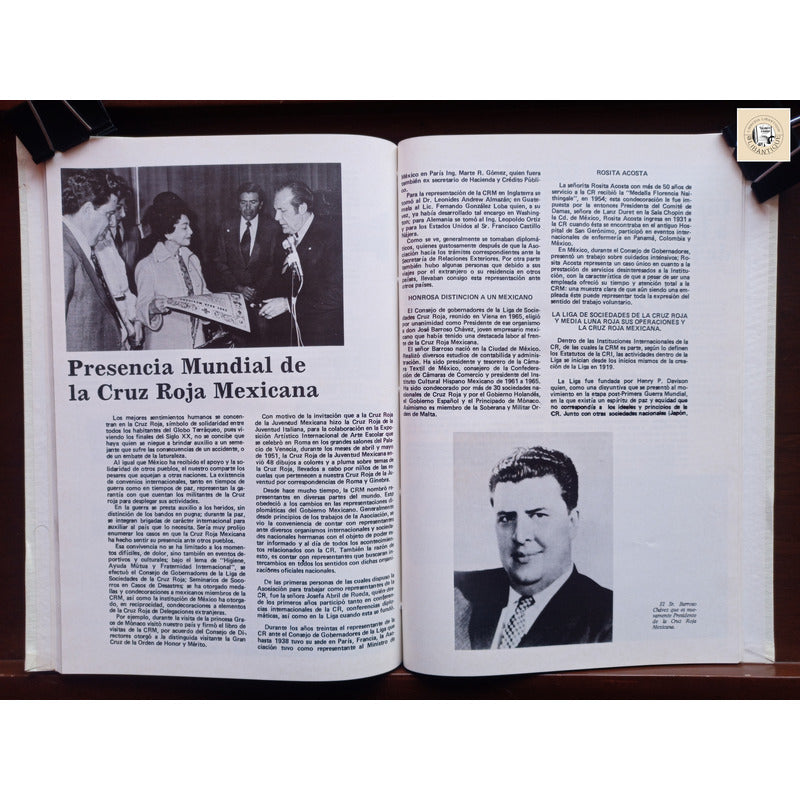Cruz Roja Mexicana, Memoria. Barrios Gomez Et Al, 1988