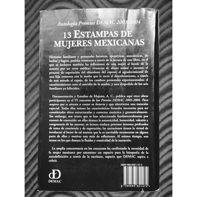 Estampas De Mujeres Mexicanas: 13. (premios Demac)