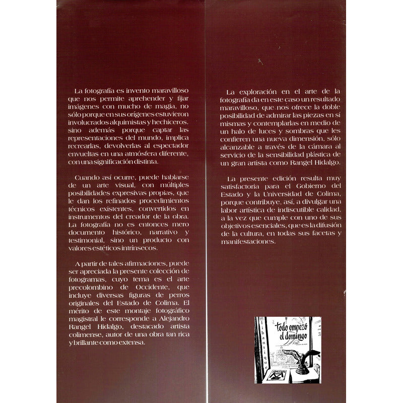 Perros Tumbas De Colima. Garcia Oropeza, Mexico 1998 (2a)