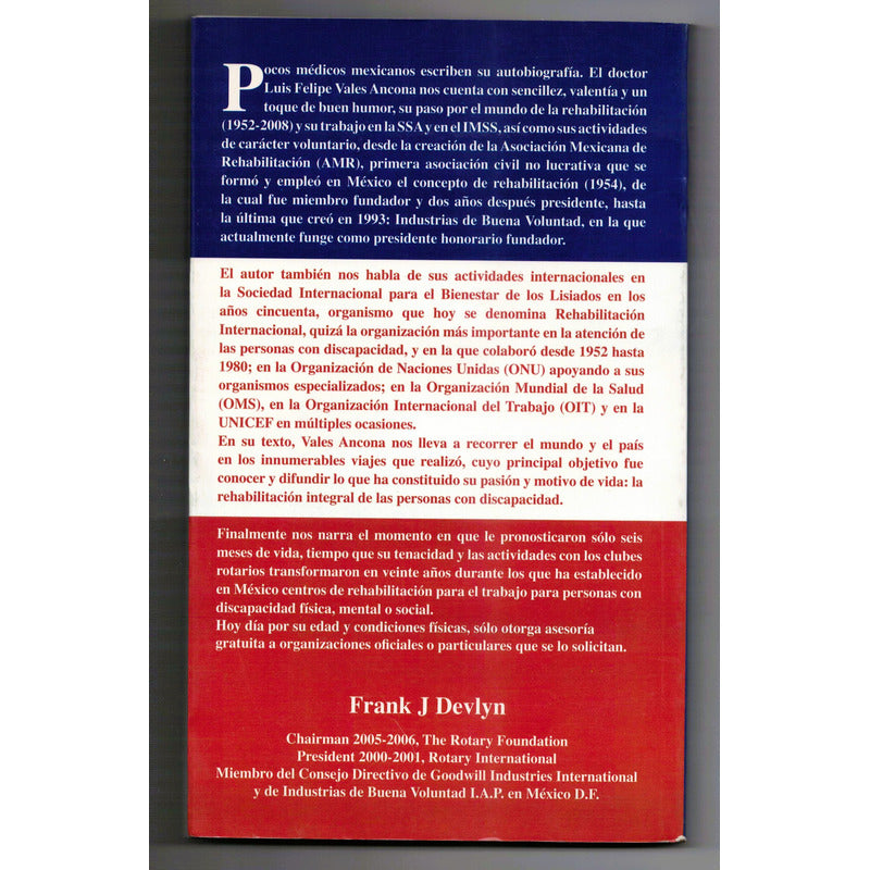 Servir Para Vivir. Vales Ancona, Mexico 2008 (discapacidad)