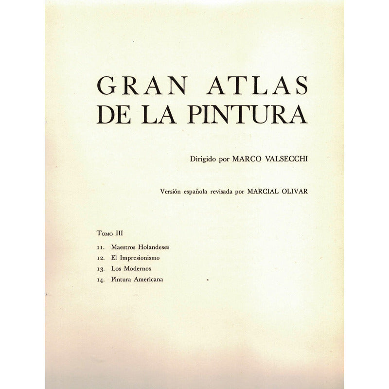 Gran Atlas De Pintura (3vol) Italia 1966 { Gran Formato}