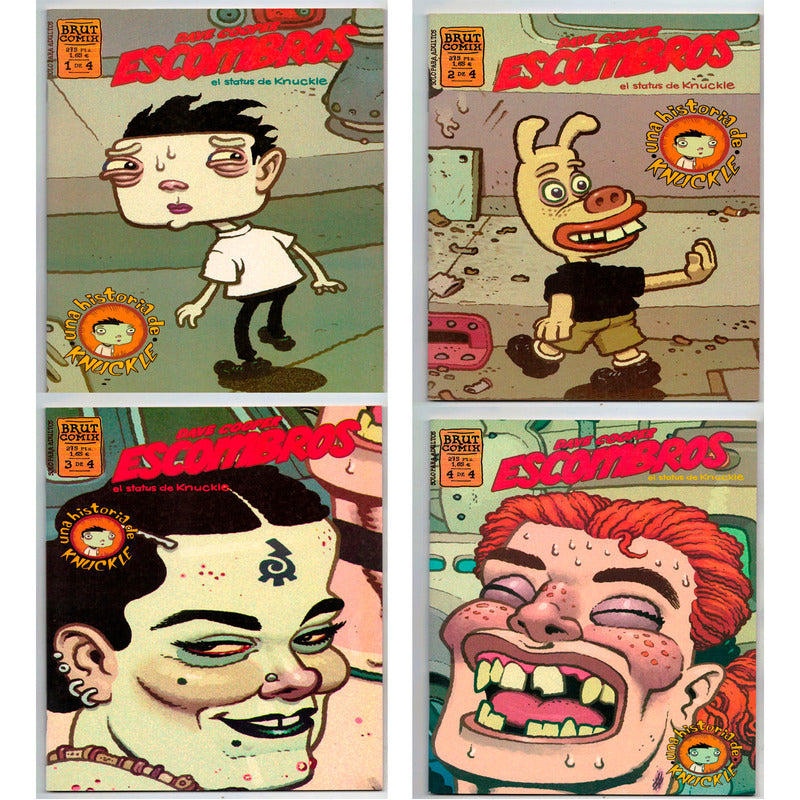 Escombros (4 De 4) Dave Cooper, Brut Comix, La Cupula 2000