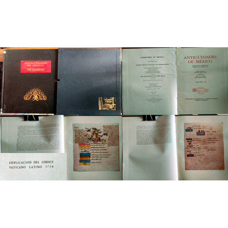 Antigüedades De Mexico (3vol.) Lord Kingsborough, 1964