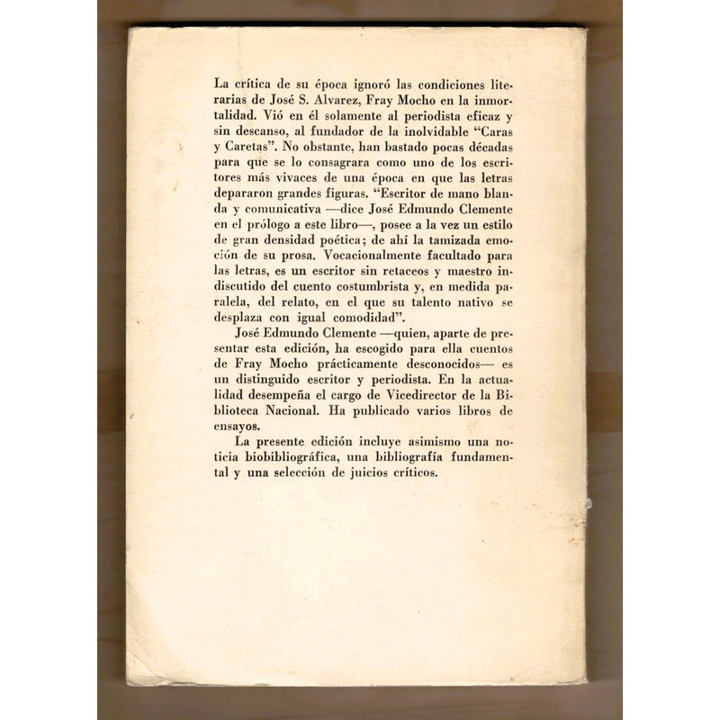 Cuentos Con Policias. Fray Mocho, Editorial Sur 1962