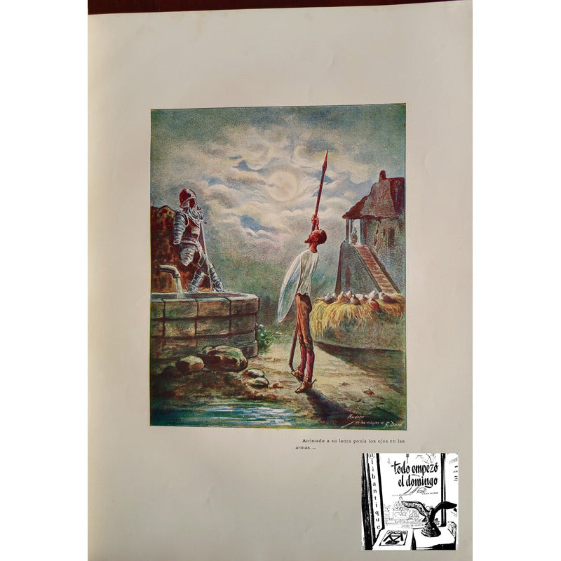 Don Quijote De La Mancha. 2vol, Cervantes 1905 -cromotipica-