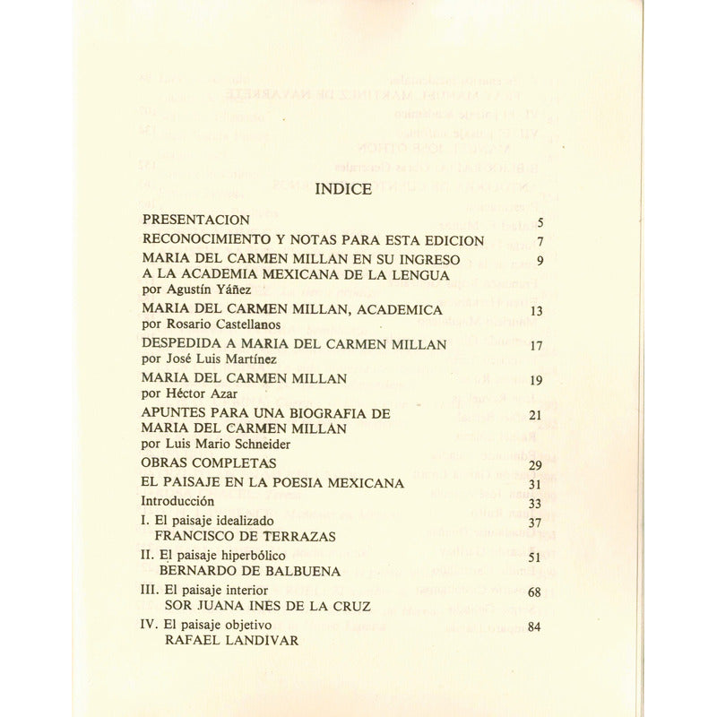 Maria D Carmen Millan. Obras Completas I I Vol., Mexico 1992