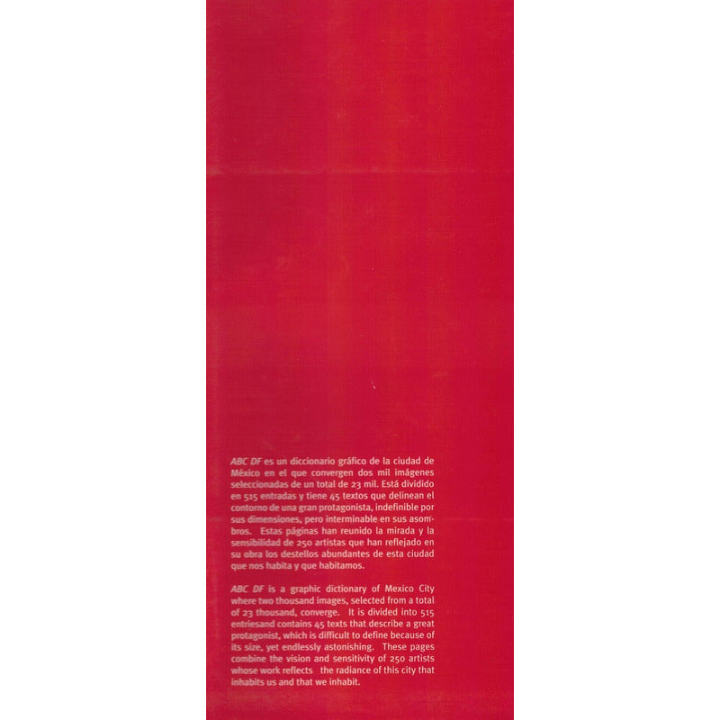 A B C D F [ Diccionario Grafico C D M X]  Mexico 2001
