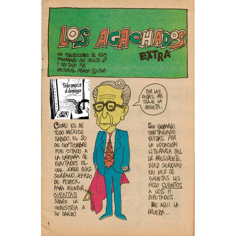 Los Agachados: Jorge Diaz Serrano, P E M E X. Mexico 1979