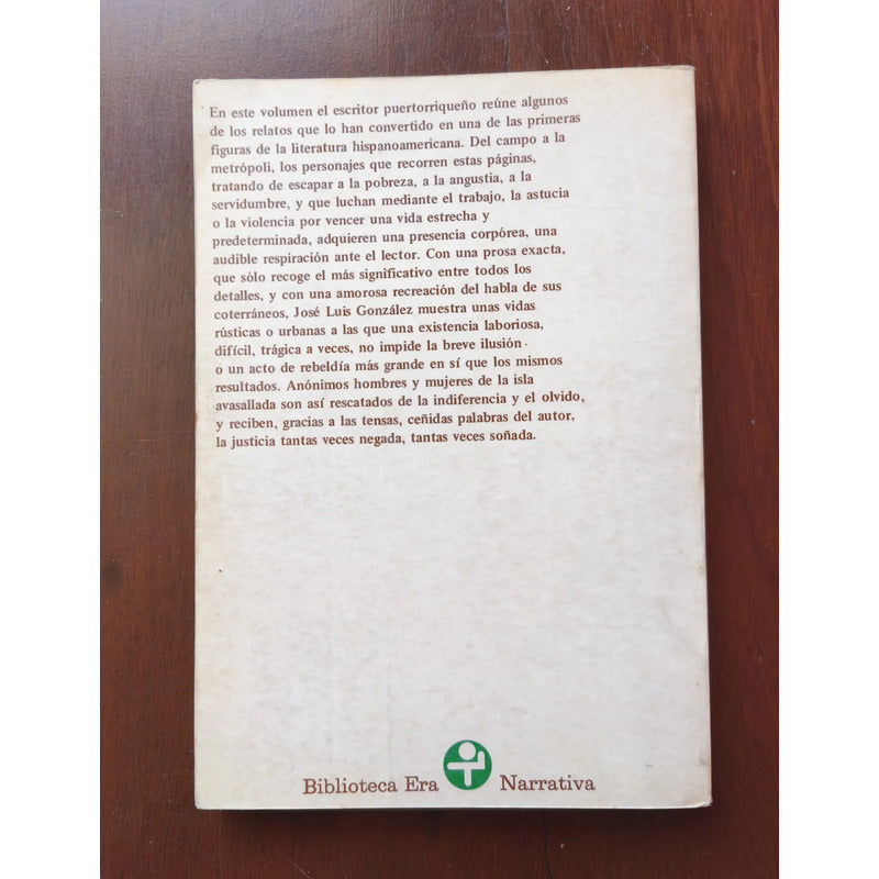 La Galería Y Otros Cuentos. José Luis González 1982