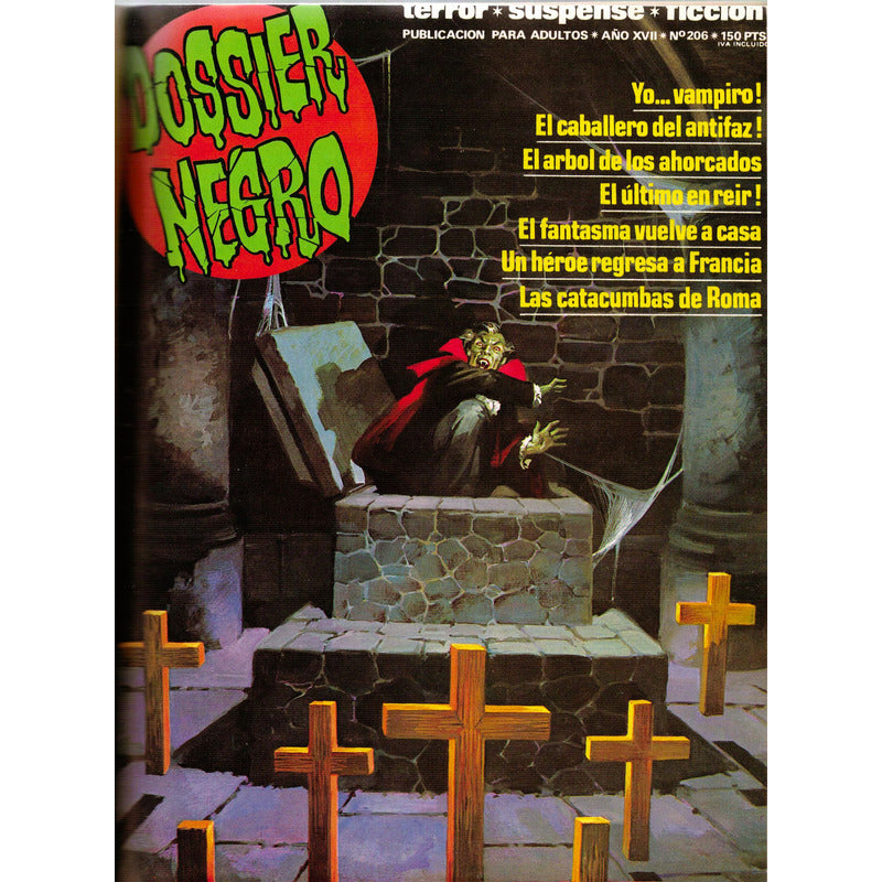 Dossier Negro (#204, #205, #206, #207) Yo Vampiro 1990 Comic