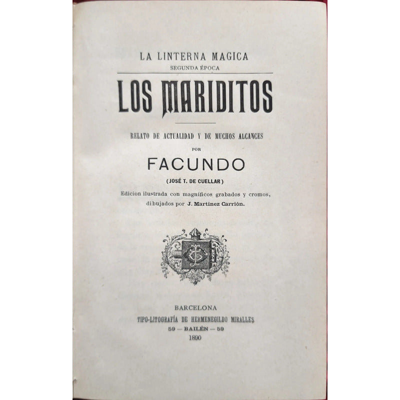Los Mariditos Jose T Cuellar 1890