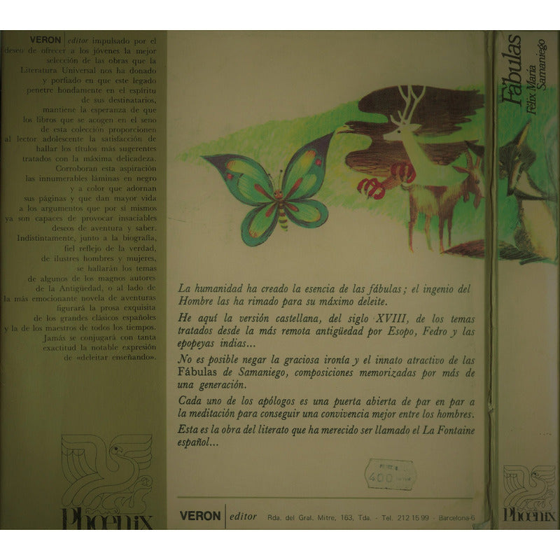 Fabulas [morales]. Felix Maria Samaniego, España 1972