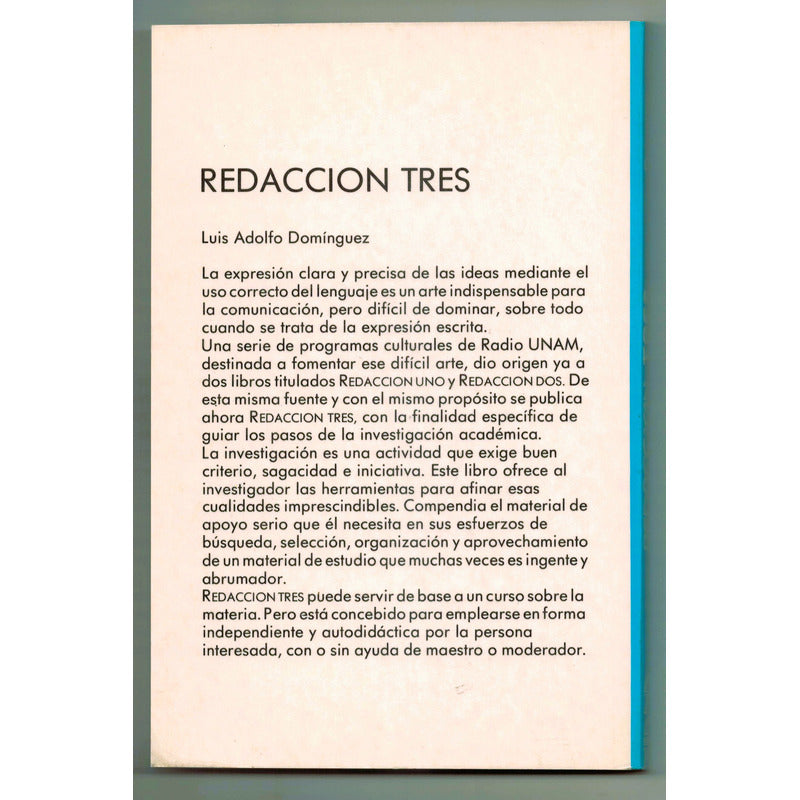 Redaccion -3 Vol-. Luis Adolfo Dominguez, Mexico 1990