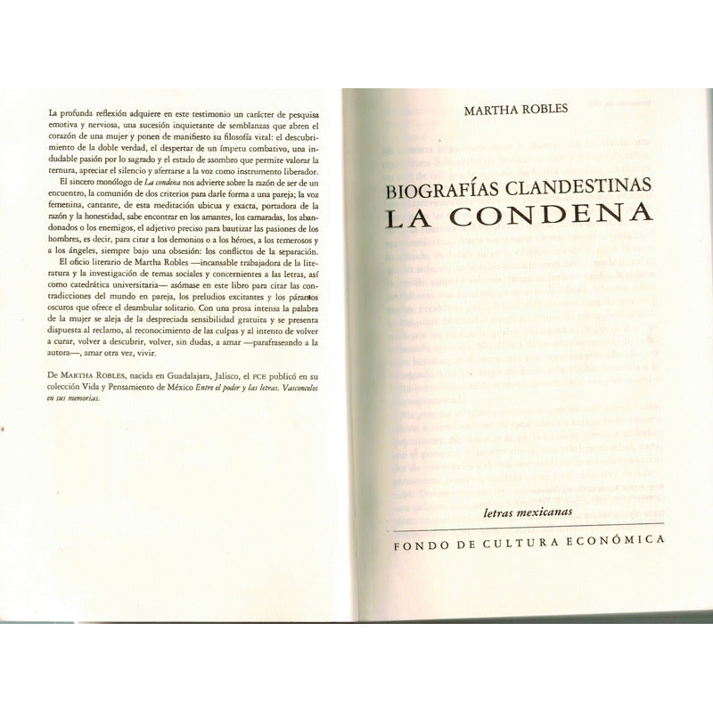 La Condena. Martha Robles, Mexico 1996
