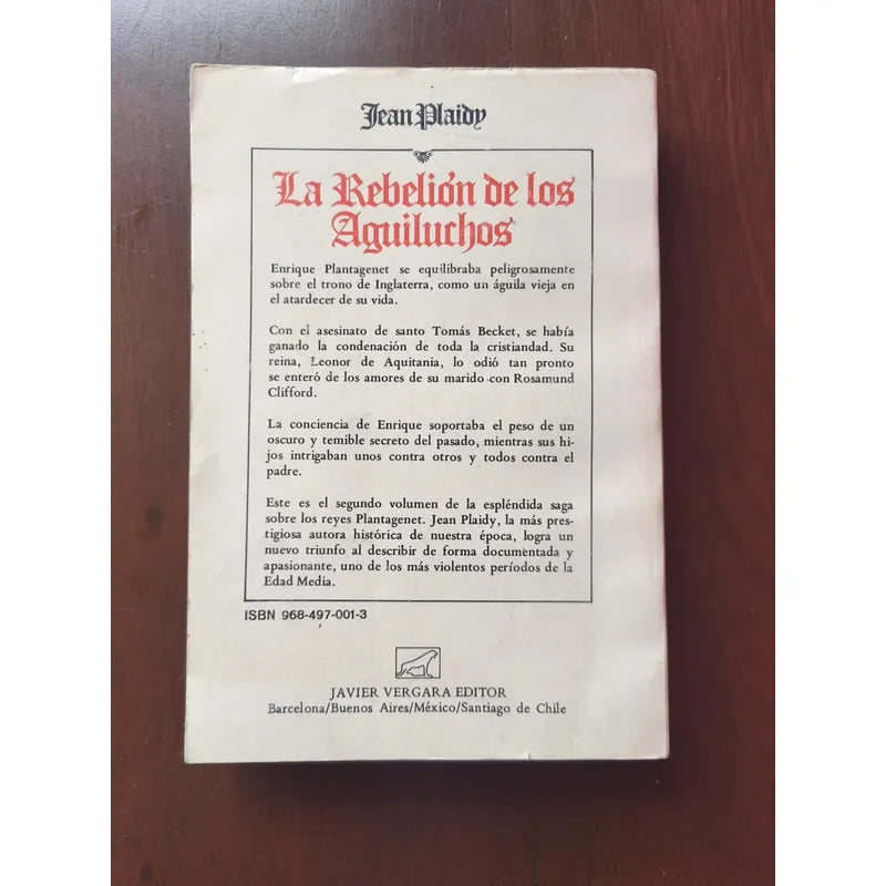 La Revolucion De Los Aguiluchos (2a Parte). Jean Plaidy 1984