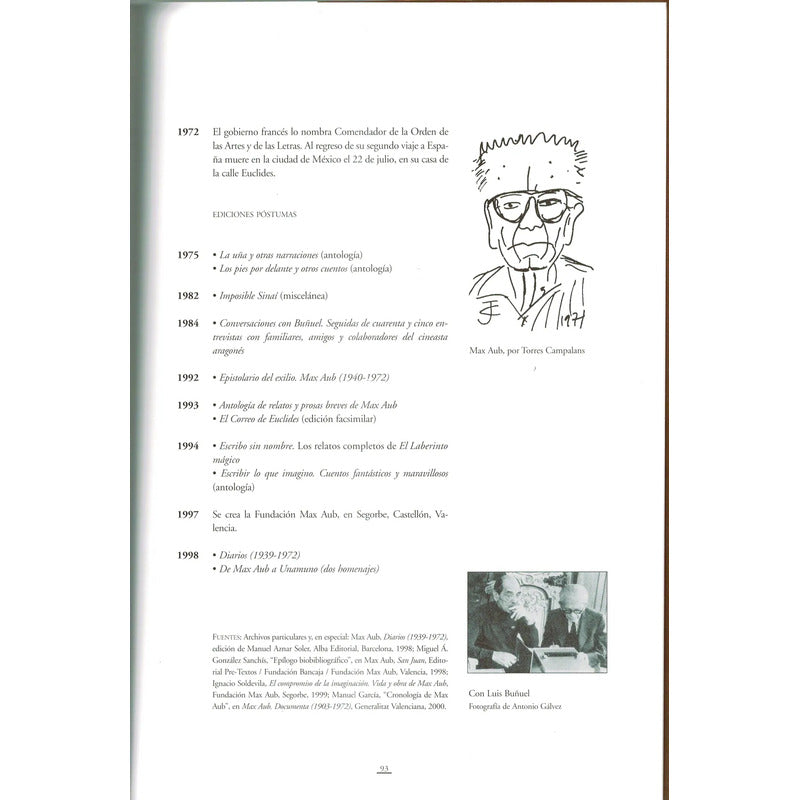 Max Aub: Iconografia. Mexico 2004